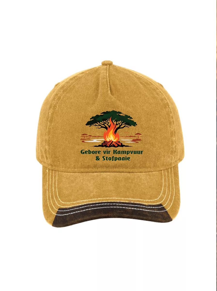 Max Wash 5 Panel Cap - Gebore vir Kampvuur - Image 3