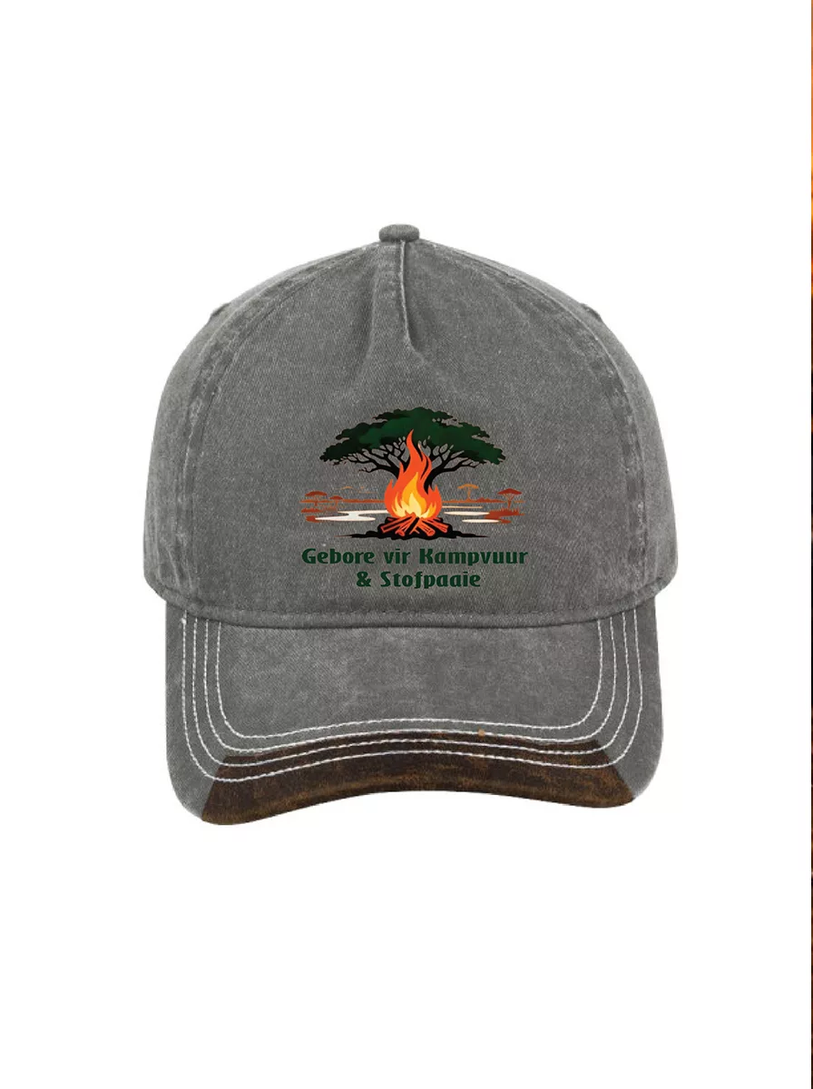 Max Wash 5 Panel Cap - Gebore vir Kampvuur - Image 2